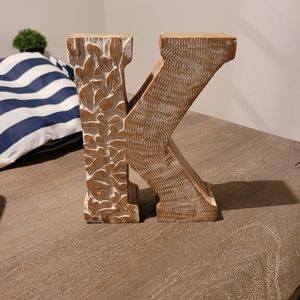 K Letter Wood